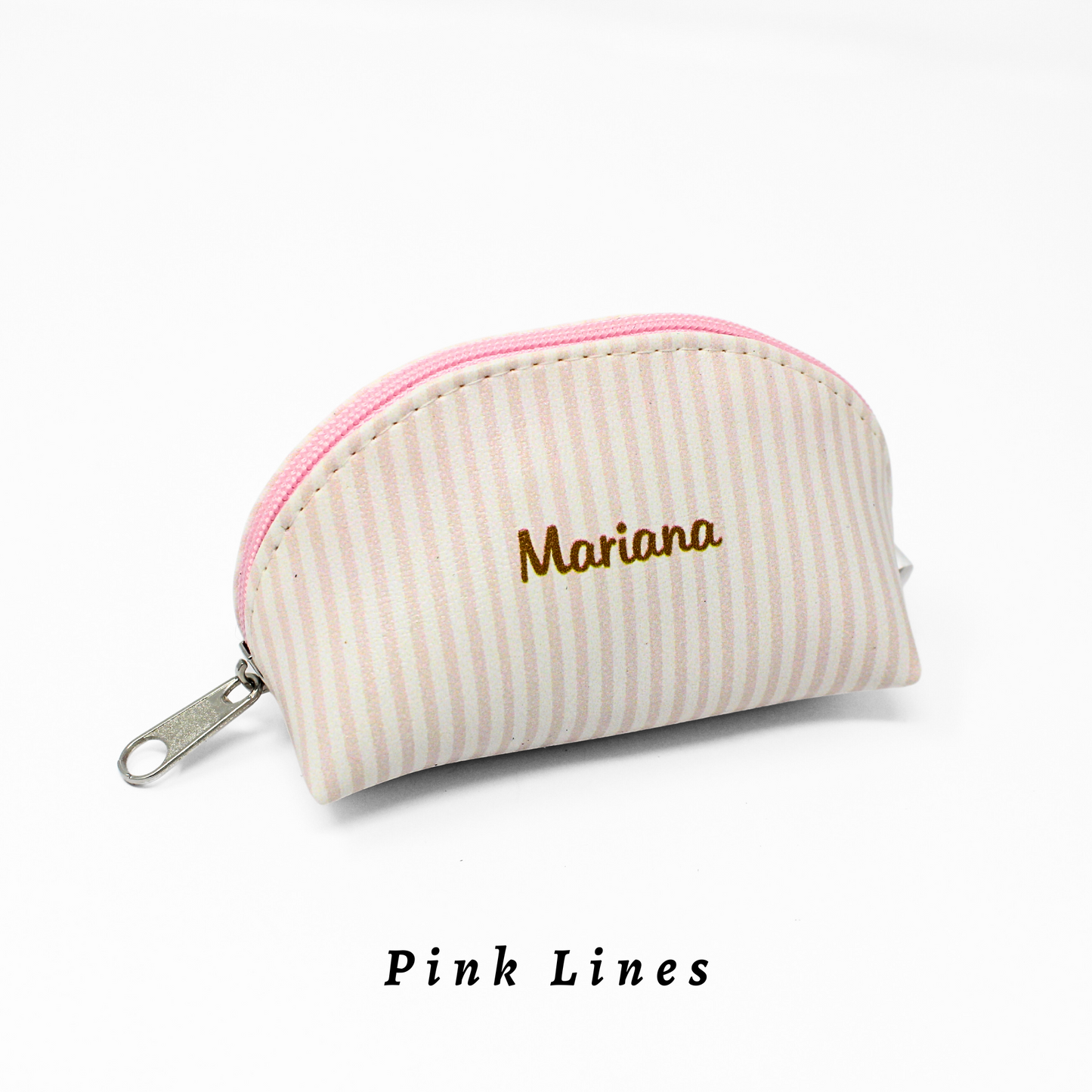 Porta-moedas Pink Lines Personalizado