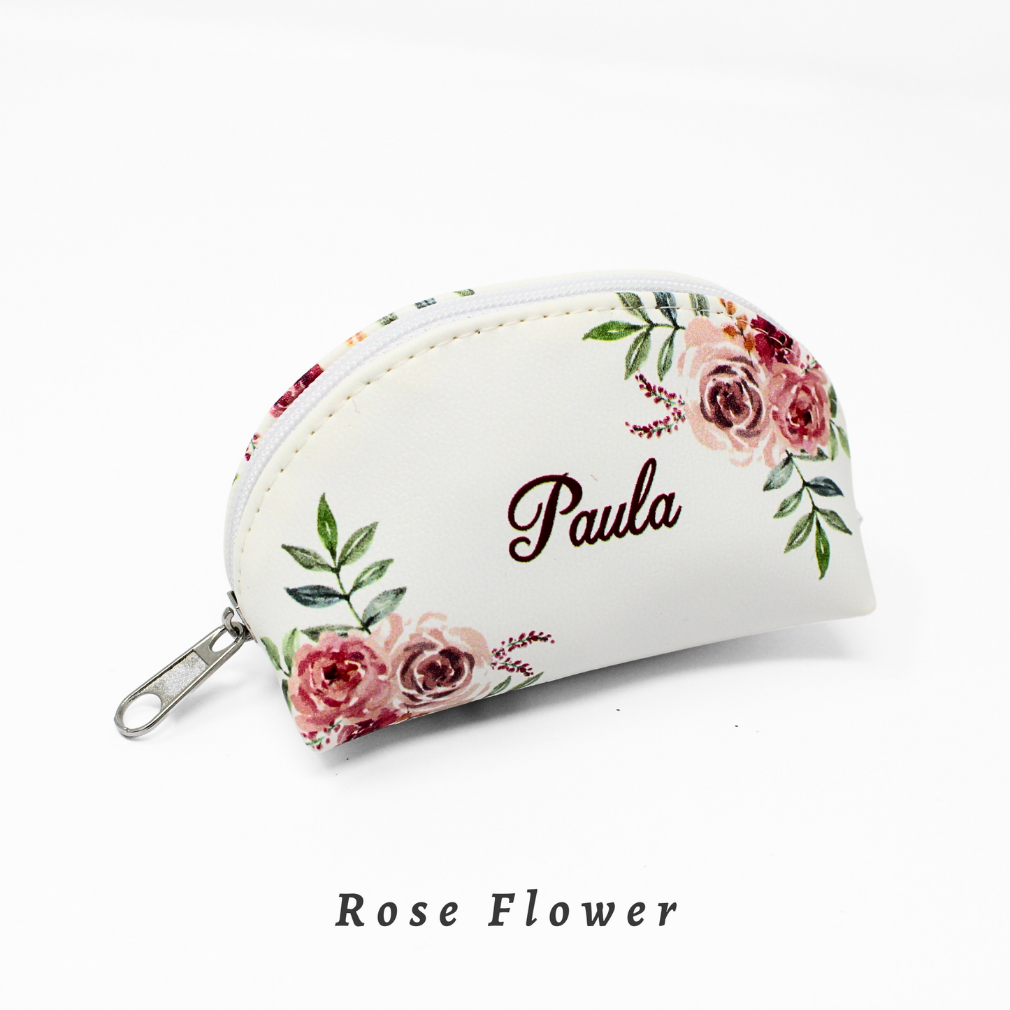 Porta-moedas Rose Flower Personalizado