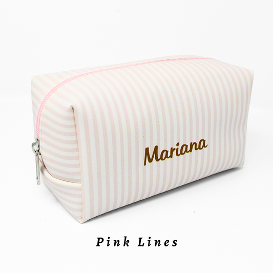 Necessaire R. Pink Lines Personalizado