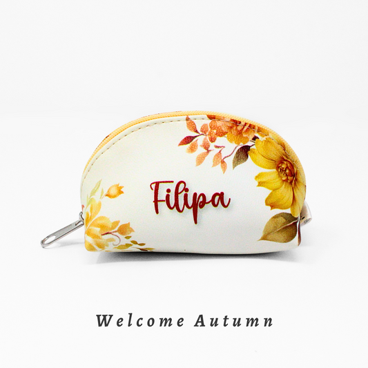 Porta-moedas Welcome Autumn Personalizado