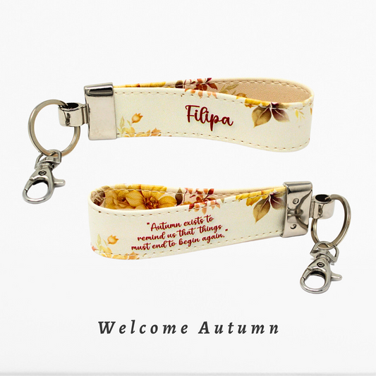 Porta-chaves Welcome Autumn Personalizado